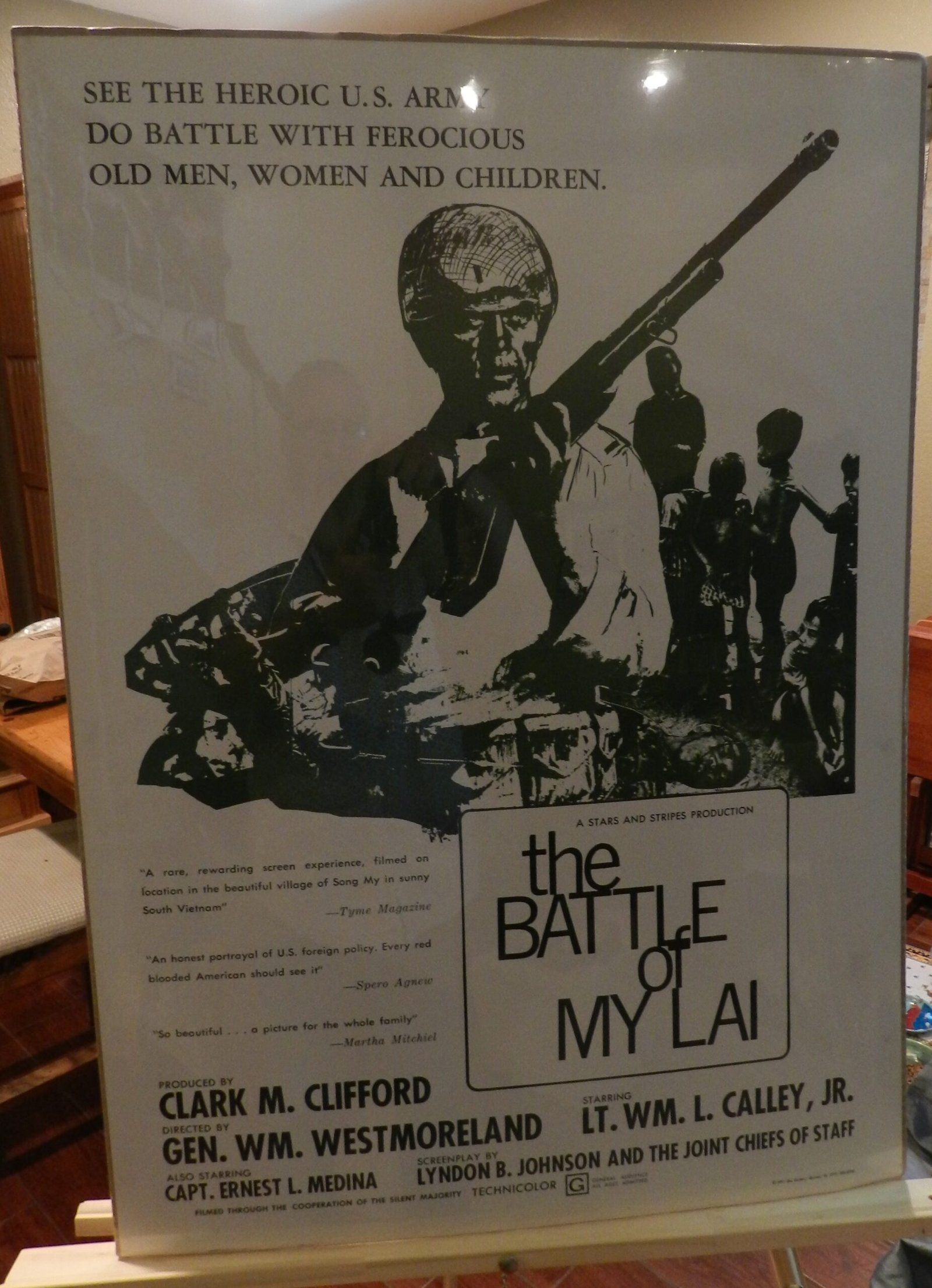 Original The Battle of My Lai political poster